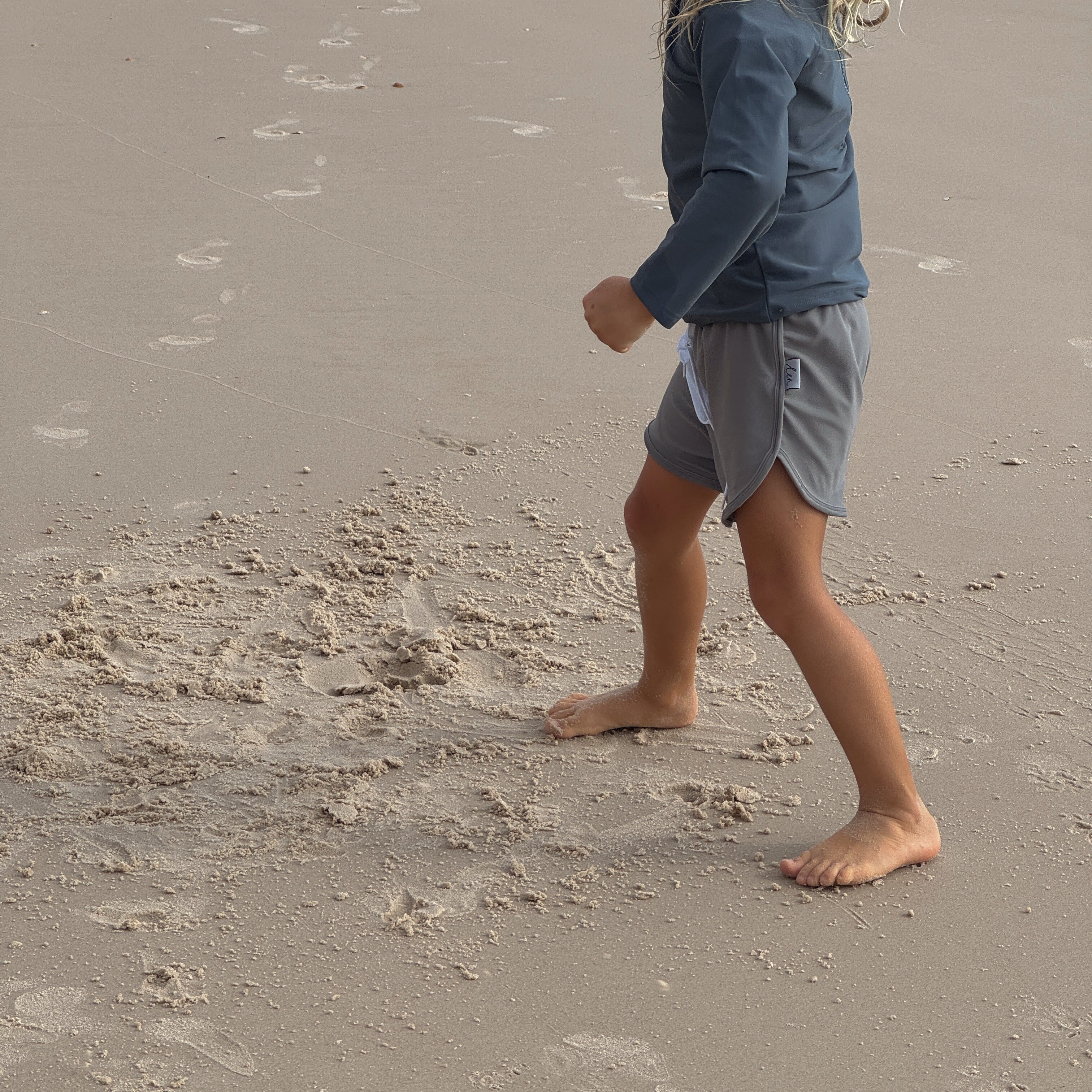 boys land and sea swimwear short in grey